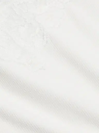 Cami NYC Women's Lace-Trim Rib-Knit Tank - White | Thumbnail 7 Cami NYC Women's Lace-Trim Rib-Knit Tank - White | Thumbnail 7
