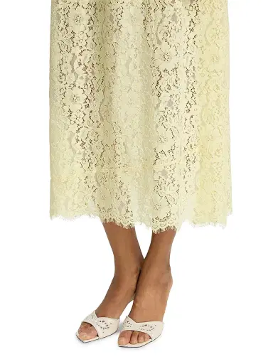 Cami NYC Women's Effie Floral Lace Midi-Skirt - Buttercup | Thumbnail 6 Cami NYC Women's Effie Floral Lace Midi-Skirt - Buttercup | Thumbnail 6