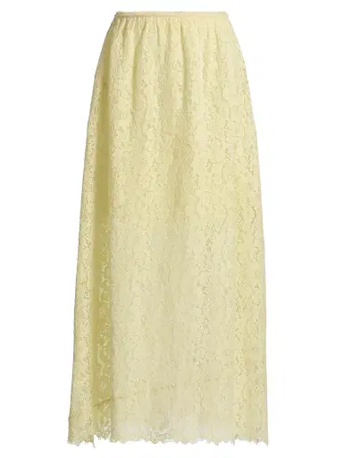 Cami NYC Women's Effie Floral Lace Midi-Skirt - Buttercup | Thumbnail 1 Cami NYC Women's Effie Floral Lace Midi-Skirt - Buttercup | Thumbnail 1
