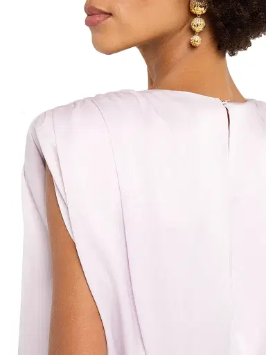Toccin Women's Floral Sleeveless Blouson Midi-Dress - Lilac | Thumbnail 6 Toccin Women's Floral Sleeveless Blouson Midi-Dress - Lilac | Thumbnail 6