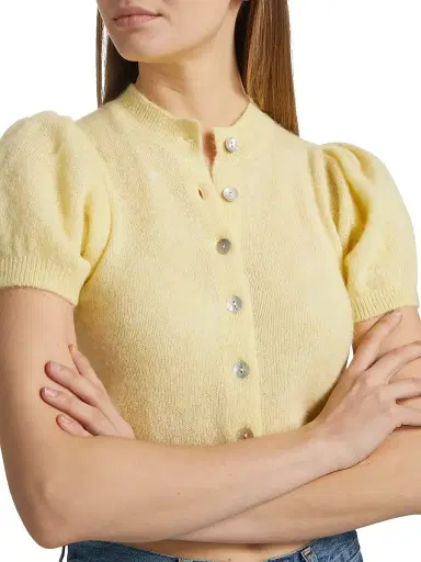 DÔEN Women's Anisa Crop Cardigan | Thumbnail 6 DÔEN Women's Anisa Crop Cardigan | Thumbnail 6