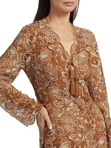 Cami NYC Women's Madeira Crochet Minidress - Brown | Thumbnail 6 Cami NYC Women's Madeira Crochet Minidress - Brown | Thumbnail 6