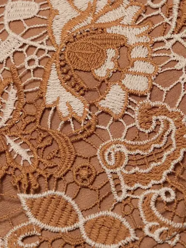 Cami NYC Women's Madeira Crochet Minidress - Brown | Thumbnail 7 Cami NYC Women's Madeira Crochet Minidress - Brown | Thumbnail 7