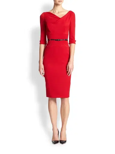 BLACK HALO Women's Jackie O Three-Quarter Sleeve Dress | Thumbnail 1 BLACK HALO Women's Jackie O Three-Quarter Sleeve Dress | Thumbnail 1