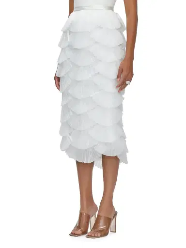 Andrea Iyamah Women's Ari Scalloped Midi-Skirt - | Thumbnail 4 Andrea Iyamah Women's Ari Scalloped Midi-Skirt - | Thumbnail 4