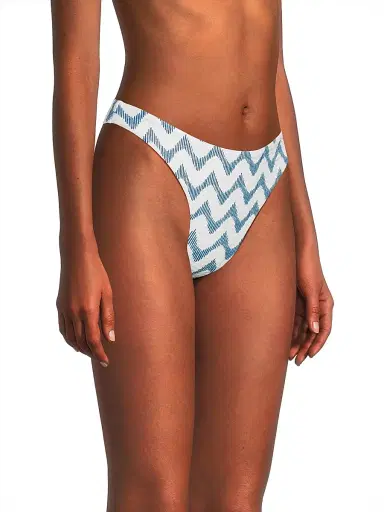 Milly Women's Margot Barcelona Chevron Bikini Bottom | Thumbnail 4 Milly Women's Margot Barcelona Chevron Bikini Bottom | Thumbnail 4