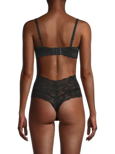 Cosabella Women's Never Say Never Lace Balconette Bra - Black | Thumbnail 5 Cosabella Women's Never Say Never Lace Balconette Bra - Black | Thumbnail 5