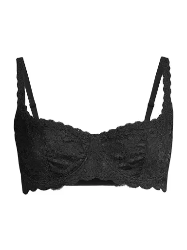 Cosabella Women's Never Say Never Lace Balconette Bra - Black | Thumbnail 1 Cosabella Women's Never Say Never Lace Balconette Bra - Black | Thumbnail 1