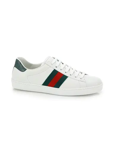 Gucci Men's New Ace Crocodile-Embossed Sneakers - Green | Thumbnail 2 Gucci Men's New Ace Crocodile-Embossed Sneakers - Green | Thumbnail 2