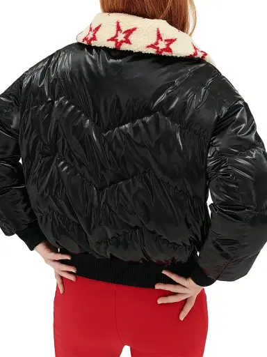 Perfect Moment Women's Reversible Sherpa Down Puffer Jacket | Thumbnail 4 Perfect Moment Women's Reversible Sherpa Down Puffer Jacket | Thumbnail 4