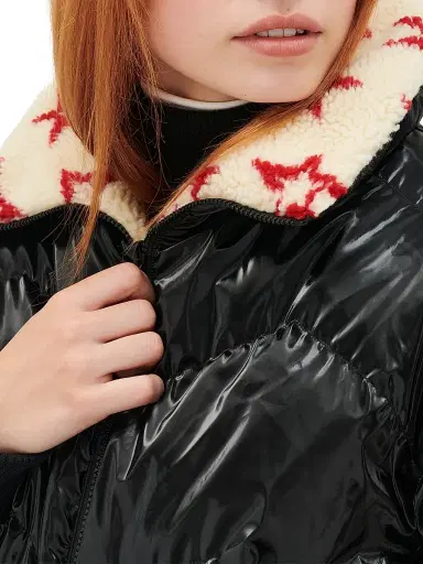 Perfect Moment Women's Reversible Sherpa Down Puffer Jacket | Thumbnail 7 Perfect Moment Women's Reversible Sherpa Down Puffer Jacket | Thumbnail 7