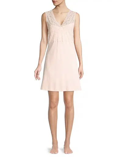 Hanro Women's Moments Lace Tank Night Gown | Thumbnail 2 Hanro Women's Moments Lace Tank Night Gown | Thumbnail 2