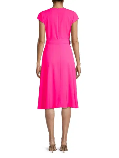 BLACK HALO Women's Pandora Surplice Dress | Thumbnail 5 BLACK HALO Women's Pandora Surplice Dress | Thumbnail 5
