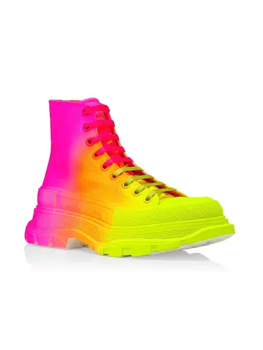 McQueen Women's Ombré Treadslick High-Top Sneakers | Thumbnail 2 McQueen Women's Ombré Treadslick High-Top Sneakers | Thumbnail 2