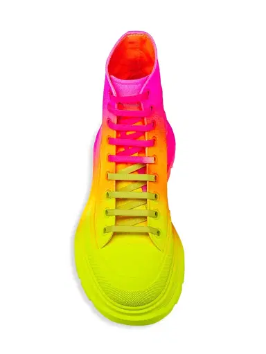 McQueen Women's Ombré Treadslick High-Top Sneakers | Thumbnail 5 McQueen Women's Ombré Treadslick High-Top Sneakers | Thumbnail 5