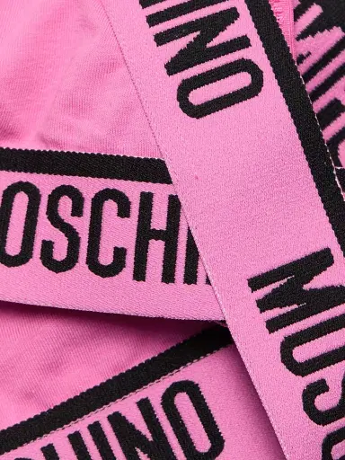 MOSCHINO Women's Intimo Donna Logo Triangle Bra - Fucsia | Thumbnail 6 MOSCHINO Women's Intimo Donna Logo Triangle Bra - Fucsia | Thumbnail 6