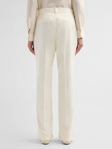 Ralph Lauren Collection Women's Macy Grain De Poudre Trousers | Thumbnail 3 Ralph Lauren Collection Women's Macy Grain De Poudre Trousers | Thumbnail 3