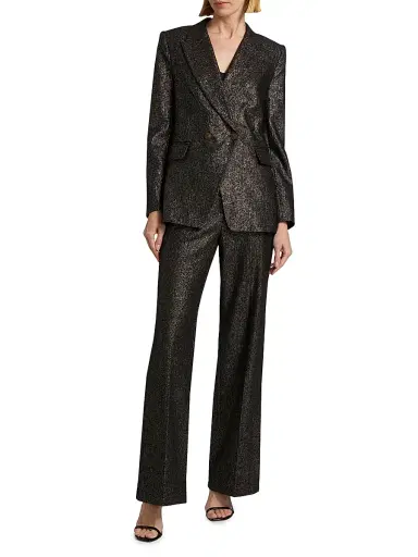 Kobi Halperin Women's Misha Sparkle Trousers - Metallic | Thumbnail 2 Kobi Halperin Women's Misha Sparkle Trousers - Metallic | Thumbnail 2