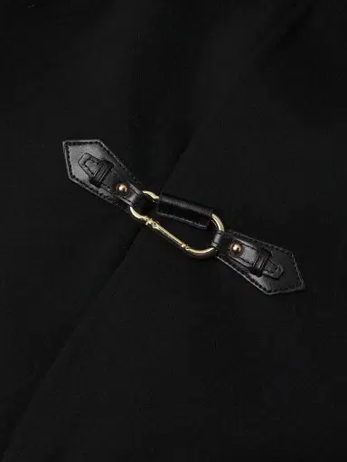 Kobi Halperin Women's Esme Double-Face Wool Short Coat - Black | Thumbnail 7 Kobi Halperin Women's Esme Double-Face Wool Short Coat - Black | Thumbnail 7