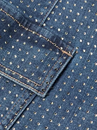 Kobi Halperin Women's Keira Embellished Denim Blazer - Indigo | Thumbnail 6 Kobi Halperin Women's Keira Embellished Denim Blazer - Indigo | Thumbnail 6