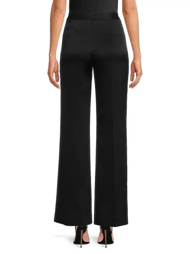 Ungaro Women's Fallon Lace Mid-Rise Flared Pants - Black | Thumbnail 5 Ungaro Women's Fallon Lace Mid-Rise Flared Pants - Black | Thumbnail 5