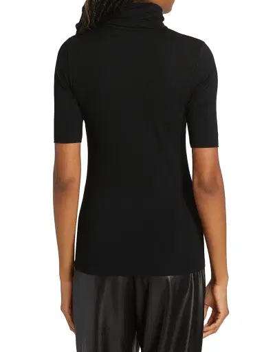 MAJESTIC FILATURES Women's Soft Touch Turtleneck Top - Noir - Size XS | Thumbnail 5 MAJESTIC FILATURES Women's Soft Touch Turtleneck Top - Noir - Size XS | Thumbnail 5