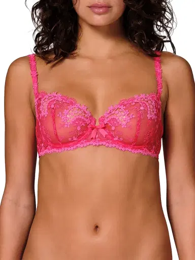 Simone Pérèle Women's Wish Embroidered Demi Bra | Thumbnail 1 Simone Pérèle Women's Wish Embroidered Demi Bra | Thumbnail 1
