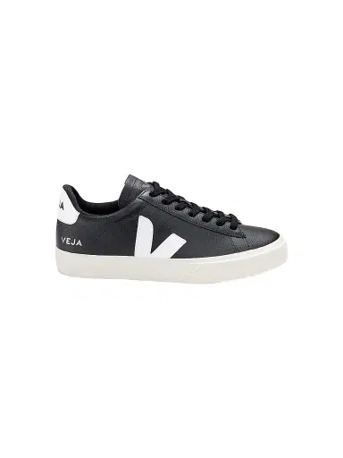 Veja Women's Campo Leather Low-Top Sneakers - Black White | Thumbnail 1 Veja Women's Campo Leather Low-Top Sneakers - Black White | Thumbnail 1