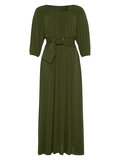 Eres Women's Gabriela Belted Long Dress | Thumbnail 1 Eres Women's Gabriela Belted Long Dress | Thumbnail 1