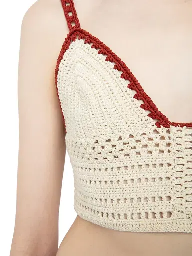 Zadig & Voltaire Women's Taly Crochet Cotton Crop Top | Thumbnail 6 Zadig & Voltaire Women's Taly Crochet Cotton Crop Top | Thumbnail 6