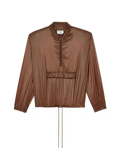 Saint Laurent Men's Windbreaker Jacket in Nylon | Thumbnail 1 Saint Laurent Men's Windbreaker Jacket in Nylon | Thumbnail 1