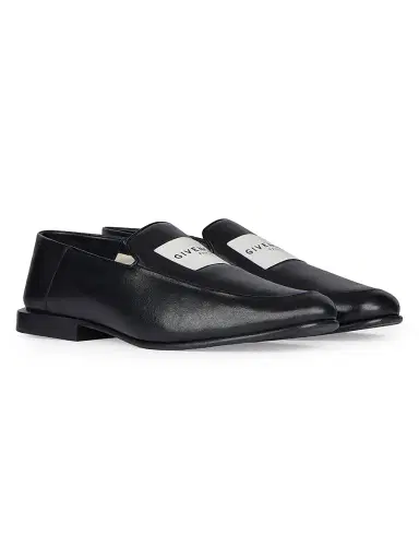 Givenchy Women's Label Loafers in Leather | Thumbnail 2 Givenchy Women's Label Loafers in Leather | Thumbnail 2