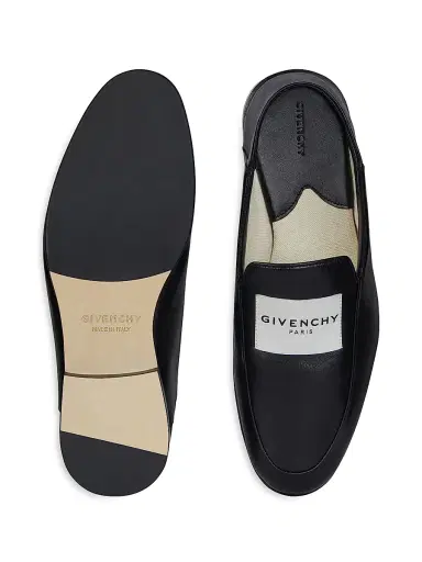 Givenchy Women's Label Loafers in Leather | Thumbnail 3 Givenchy Women's Label Loafers in Leather | Thumbnail 3