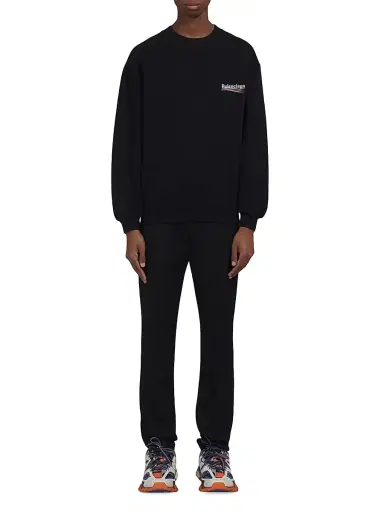 Balenciaga Men's Political Campaign Sweatshirt Medium Fit | Thumbnail 2 Balenciaga Men's Political Campaign Sweatshirt Medium Fit | Thumbnail 2