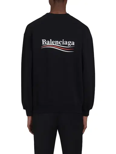 Balenciaga Men's Political Campaign Sweatshirt Medium Fit | Thumbnail 5 Balenciaga Men's Political Campaign Sweatshirt Medium Fit | Thumbnail 5