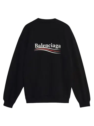 Balenciaga Men's Political Campaign Sweatshirt Medium Fit | Thumbnail 6 Balenciaga Men's Political Campaign Sweatshirt Medium Fit | Thumbnail 6