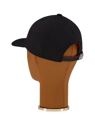 Christian Louboutin Men's Mooncrest Stones Cap - Black | Thumbnail 3 Christian Louboutin Men's Mooncrest Stones Cap - Black | Thumbnail 3