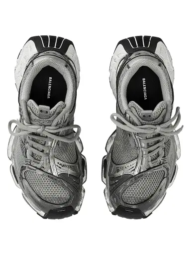Balenciaga Men's Stapler Sneakers - Grey Silver Black White | Thumbnail 6 Balenciaga Men's Stapler Sneakers - Grey Silver Black White | Thumbnail 6