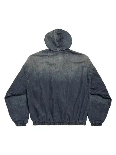 Balenciaga Women's Zip-Up Hoodie - Dark Blue - Size Medium | Thumbnail 2 Balenciaga Women's Zip-Up Hoodie - Dark Blue - Size Medium | Thumbnail 2