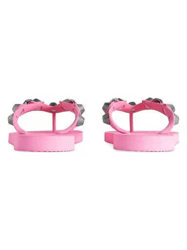 Balenciaga Women's Cagole Thong Sandals - Light Pink | Thumbnail 3 Balenciaga Women's Cagole Thong Sandals - Light Pink | Thumbnail 3