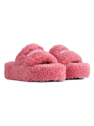 Balenciaga Women's Fluffy Platform Sandals | Thumbnail 2 Balenciaga Women's Fluffy Platform Sandals | Thumbnail 2