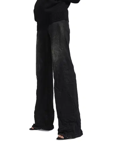 Balenciaga Women's Wide Leg Jeans - Black - Size 26 | Thumbnail 3 Balenciaga Women's Wide Leg Jeans - Black - Size 26 | Thumbnail 3