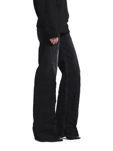 Balenciaga Women's Wide Leg Jeans - Black - Size 26 | Thumbnail 5 Balenciaga Women's Wide Leg Jeans - Black - Size 26 | Thumbnail 5