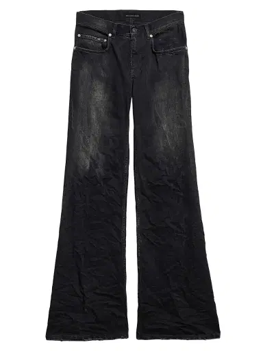 Balenciaga Women's Wide Leg Jeans - Black - Size 26 | Thumbnail 1 Balenciaga Women's Wide Leg Jeans - Black - Size 26 | Thumbnail 1