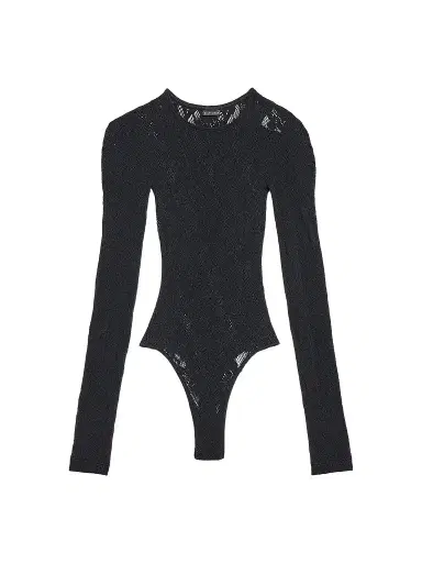 Balenciaga Women's Lace Body Top - Black | Thumbnail 1 Balenciaga Women's Lace Body Top - Black | Thumbnail 1