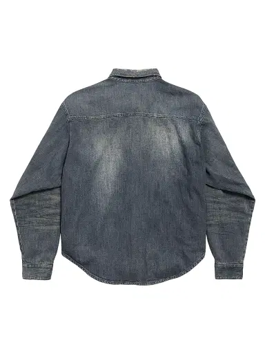 Balenciaga Men's Denim Overshirt - Blue | Thumbnail 2 Balenciaga Men's Denim Overshirt - Blue | Thumbnail 2