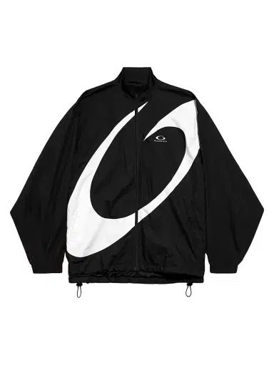 Balenciaga Men's Loop Sports Icon Tracksuit Jacket - Black | Thumbnail 1 Balenciaga Men's Loop Sports Icon Tracksuit Jacket - Black | Thumbnail 1