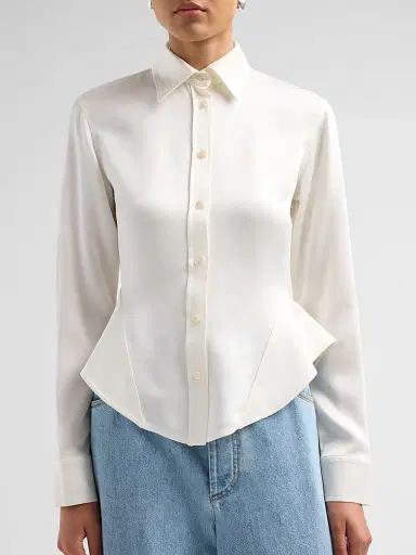 Stella McCartney Women's Basque Button-Front Shirt | Thumbnail 5 Stella McCartney Women's Basque Button-Front Shirt | Thumbnail 5