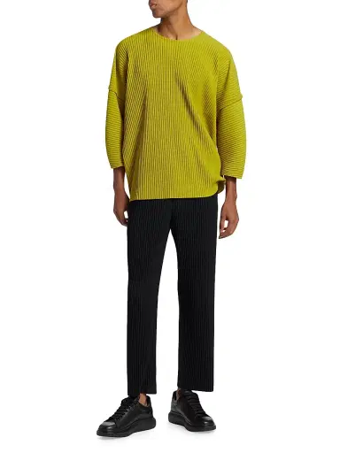 Homme Plissé Issey Miyake Men Basics Pleated Knit Pants | Thumbnail 2 Homme Plissé Issey Miyake Men Basics Pleated Knit Pants | Thumbnail 2