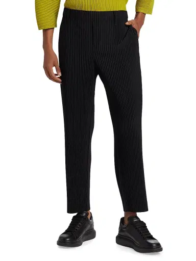 Homme Plissé Issey Miyake Men Basics Pleated Knit Pants | Thumbnail 3 Homme Plissé Issey Miyake Men Basics Pleated Knit Pants | Thumbnail 3